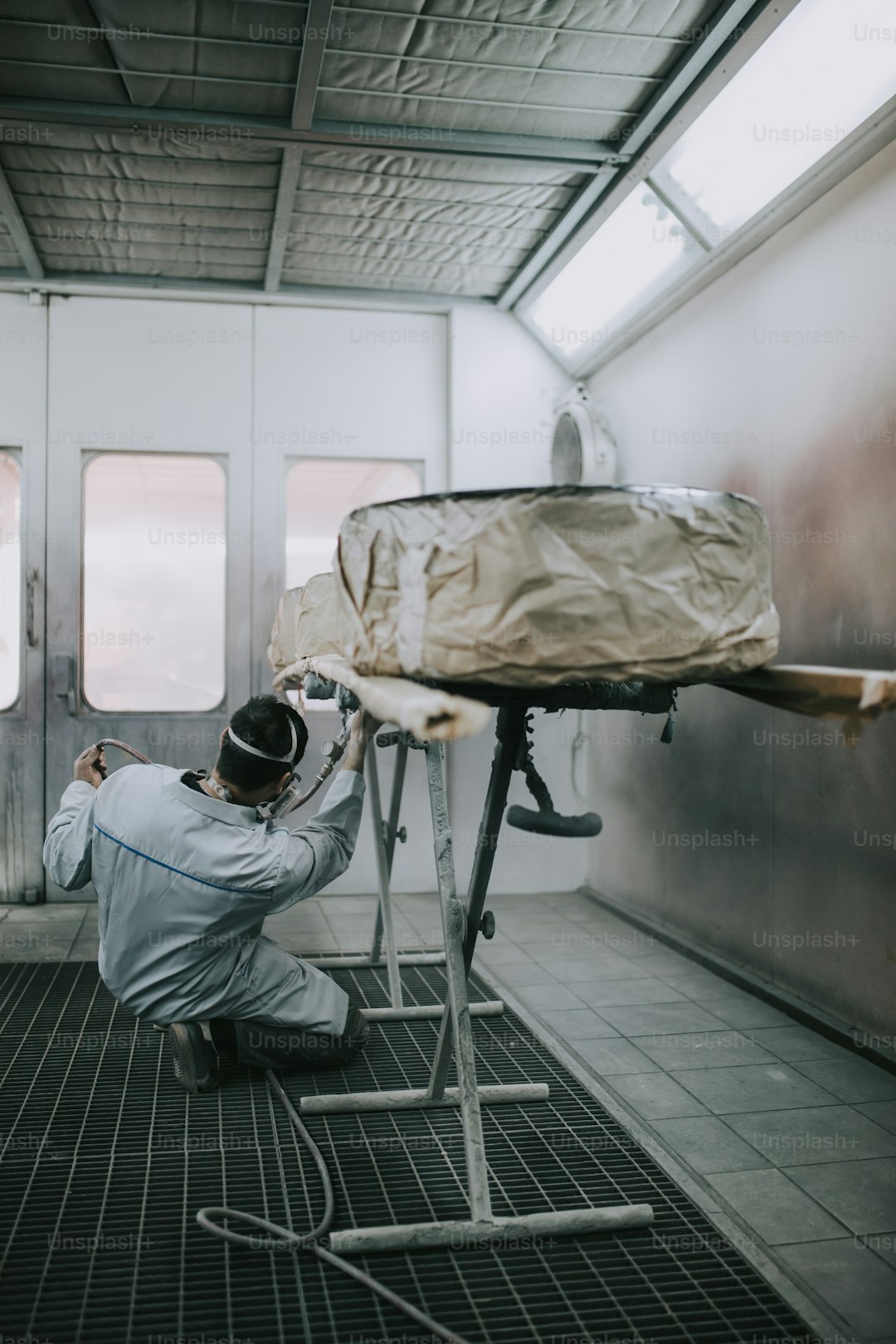 Spray Painting at Krish's Car Service Center in Brackenfell, Cape Town